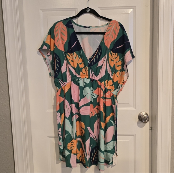 Cupshe Multicolor Tropical Print Dress - Picture 2 of 4